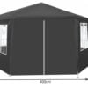 Ромбоидна градинска шатра – 6 стени х 2 м - Potrebno