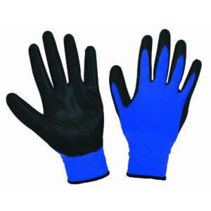 Ръкавици синьо трико / черен нитрил TS - Potrebno