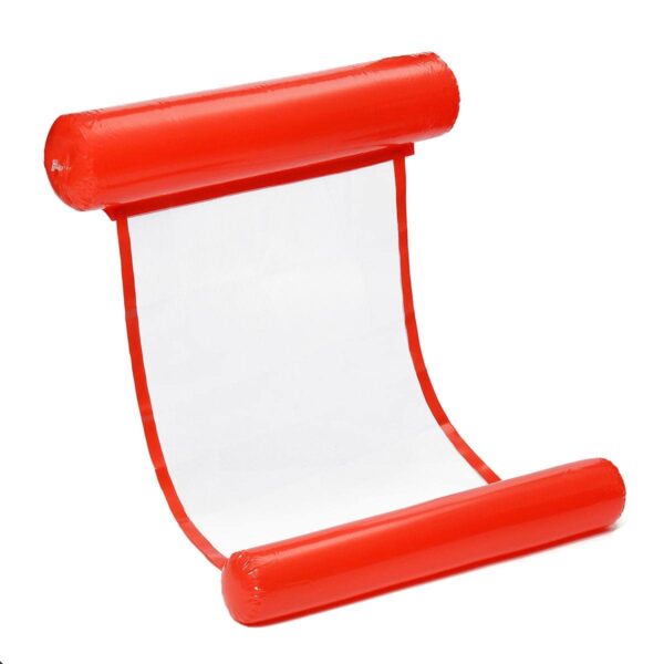 Надуваемо плажно кресло, 110 х 80 см, за използване във водата - Червен - Potrebno