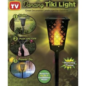 Градинска соларна лампа с ефект на пламък Tiki Light