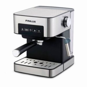Еспресо машина Finlux FEM-1794 , 850 W, 15 bar, 1.6 л, Две цедки за 1 или 2 кафета, Инокс - Potrebno