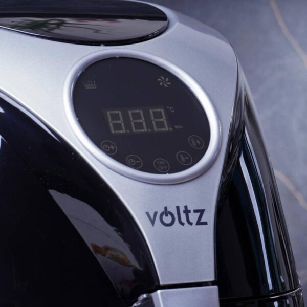 Фритюрник с горещ въздух Air Fryer Voltz V51980D, 1600W, 3.2 литра, Тъч дисплей, Таймер, Черен - Potrebno