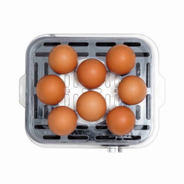 Яйцеварка Fіrѕt Аuѕtrіа FA-5115-3, 8 яйца, Таймер и звънец, Приставка за пържени яйца, Инокс - Potrebno