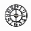 Стенен часовник Bystag 805BSG1102, 50х50 см, Метал, Черен - Potrebno