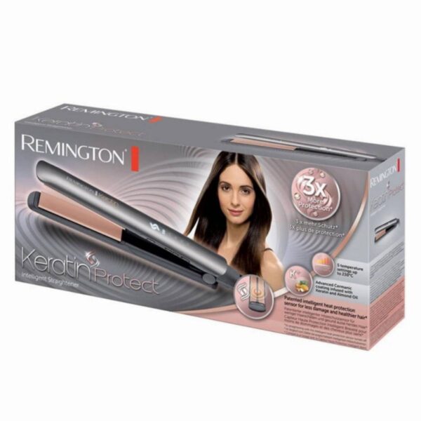 Преса за коса Remington S8598 Keratin Protect Intelligent, 150-230 C, Керамика, Сив - Potrebno