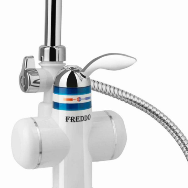 Електрически нагревател за вода с душ Freddo ERT- SN 0045, 3000W, 60 C, Бял - Potrebno