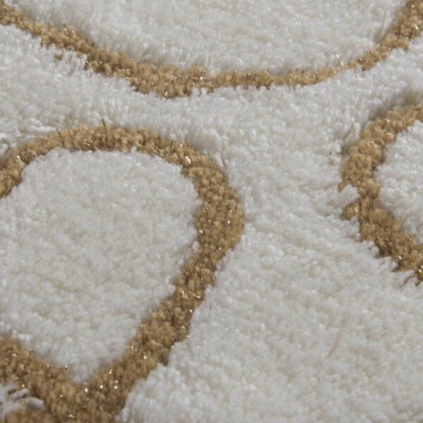 Комплект килими за баня Chilai Home 359CHL2157, 2 части, 100% антибактериална акрилна тъкан, Екрю - Potrebno
