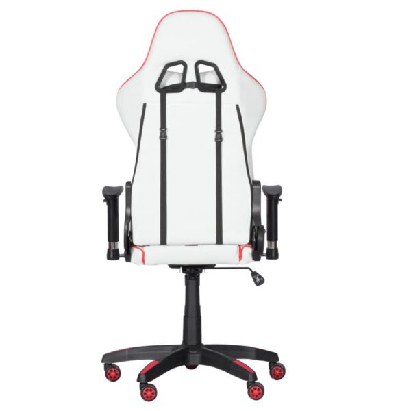 Геймърски стол Carmen 6192 - червен-бял - Potrebno