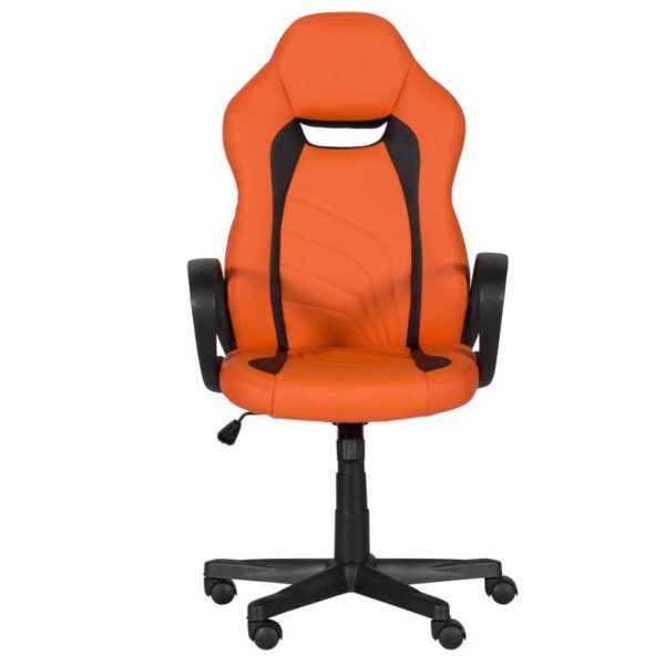 Геймърски стол Carmen 7525 R - оранжево - черен - Potrebno
