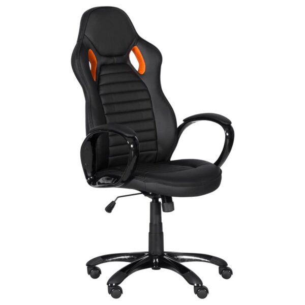 Геймърски стол Carmen 7502 - черно-оранжев - Potrebno