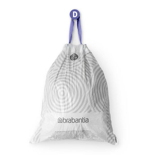 Торба за кош Brabantia PerfectFit Sort&Go/Built-In размер D, 15-20L, 10 броя, ролка - Potrebno