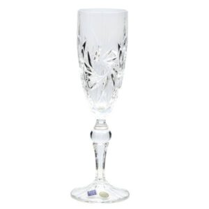 Чаша за шампанско Bohemia 1845 Pinwheel 180ml, 6 броя - Potrebno