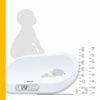 Бебешка електронна везна Beurer BY 90, Smart, LCD дисплей, Bluethooth, Макс. тегло 20кг, Бял - Potrebno