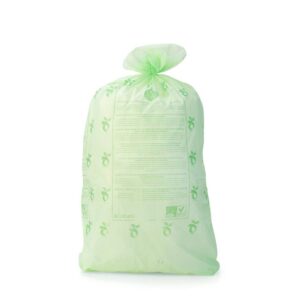 Торба за кош Brabantia PerfectFit Touch размер K, 10L, 10 броя, зелени, биоразградими, ролка - Potrebno