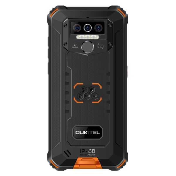 Смарт телефон OUKITEL WP5, черен-оранжев - Potrebno