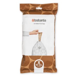 Торба за кош Brabantia PerfectFit NewIcon/Bo N размер X, 10-12L, 40 броя, пакет - Potrebno