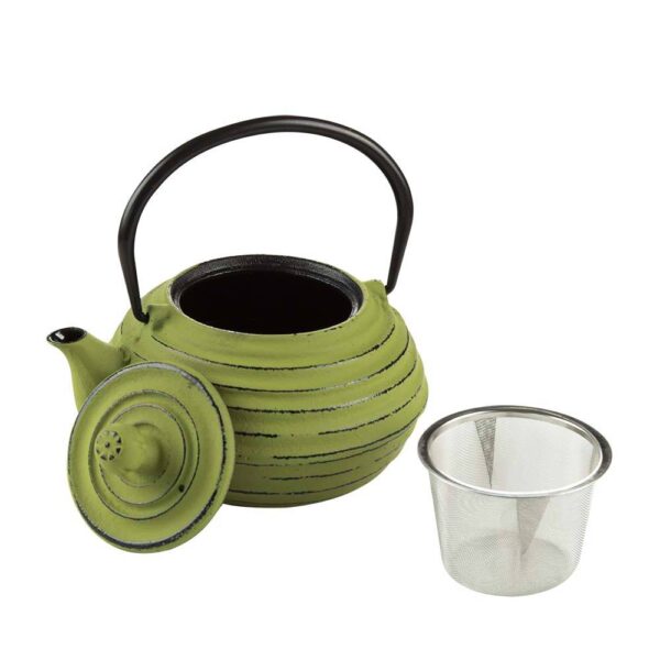 Чайник чугунен с цедка Luigi Ferrero FR-8370G 700ml, зелен - Potrebno
