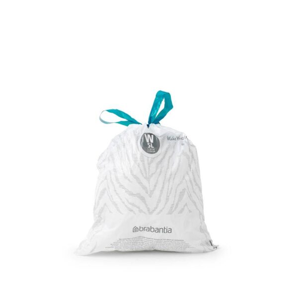 Торба за кош Brabantia PerfectFit NewIcon N размер W, 5L, 60 броя, пакет - Potrebno