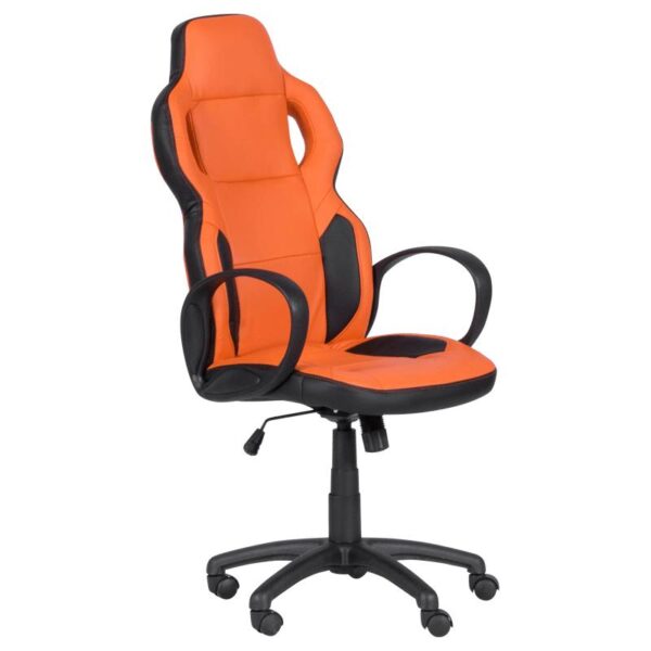 Геймърски стол Carmen 7510 - черно-оранжев - Potrebno