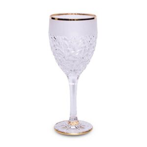 Чаша за вино Bohemia 1845 Nicolette Gold Matt 320ml, 6 броя - Potrebno