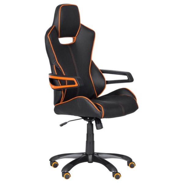 Геймърски стол Carmen 7513 - черно-оранжев - Potrebno