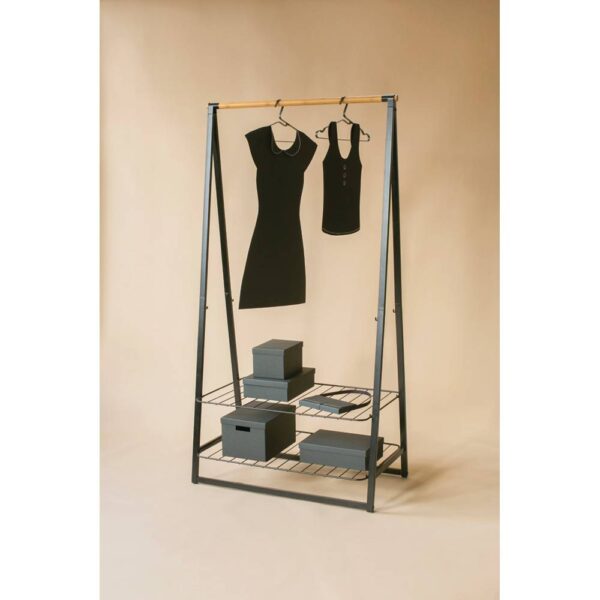 Комплект закачалки за дрехи Brabantia Black 4 броя, алуминий - Potrebno