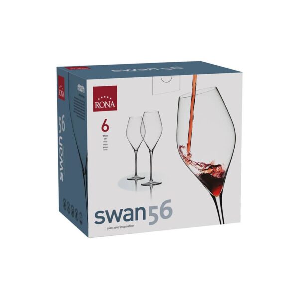 Чаша за вино Rona Swan 6650 320ml, 6 броя - Potrebno