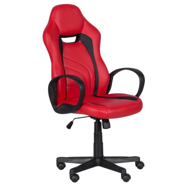 Геймърски стол Carmen 7525 R - червено - черно - Potrebno