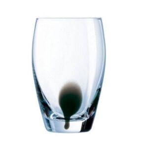 Чаша за вода Luminarc Drip Black 350ml, 4 броя - Potrebno