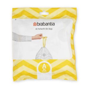 Торба за кош Brabantia PerfectFit Sort&Go/Touch размер A, 3L, 40 броя, пакет - Potrebno