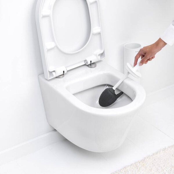 Четка за тоалетна със стойка Brabantia MindSet Mineral Fresh White - Potrebno