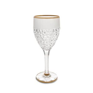 Чаша за вино Bohemia 1845 Nicolette Gold Matt 270ml, 6 броя - Potrebno