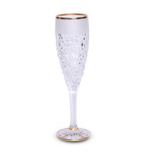 Чаша за шампанско Bohemia 1845 Nicolette Gold Matt 180ml, 6 броя - Potrebno