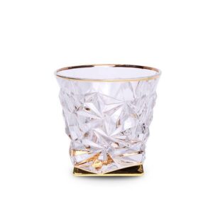 Чаша за уиски Bohemia 1845 Glacier Gold 350ml, 6 броя - Potrebno