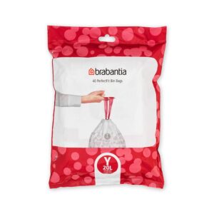 Торба за кош Brabantia PerfectFit NewIcon N размер Y, 20L, 40 броя, пакет - Potrebno