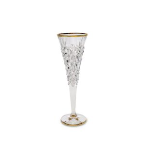 Чаша за шампанско Bohemia 1845 Glacier Gold 200ml, 6 броя - Potrebno