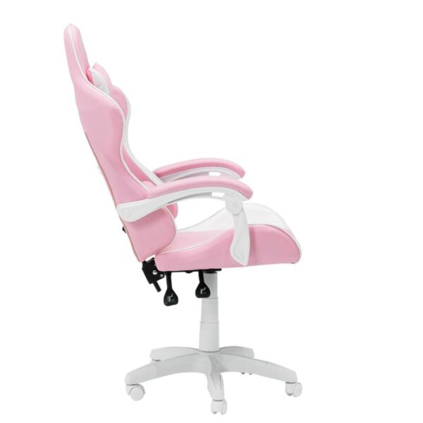 Геймърски стол Carmen 6311 - бял - розов - Potrebno