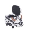 Детска табуретка с ракла - черно-бяла крава - Potrebno