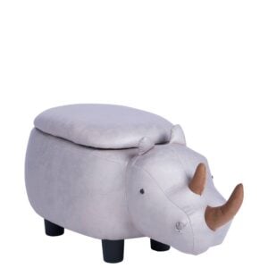 Детска табуретка с ракла - сив носорог - Potrebno