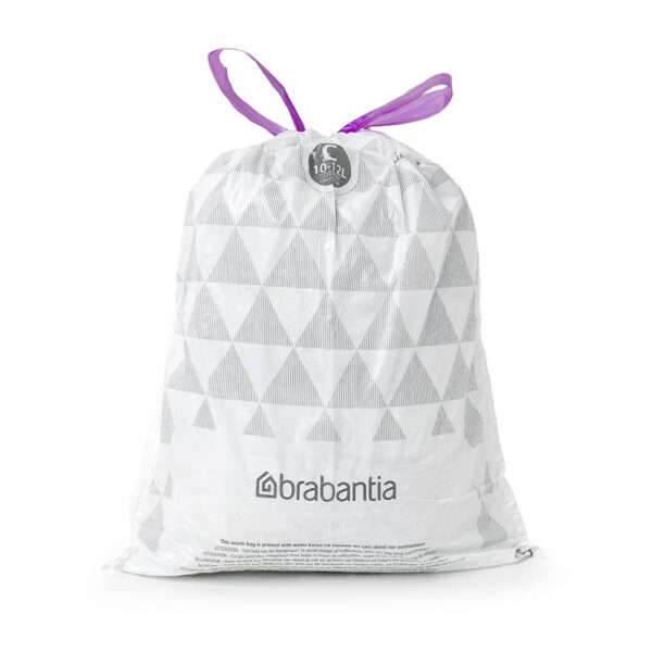 Торба за кош Brabantia PerfectFit Sort&Go/Silent/Touch размер C, 10-12L, 10 броя, ролка - Potrebno