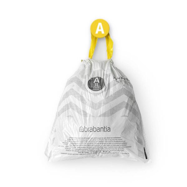 Торба за кош Brabantia PerfectFit Sort&Go/Touch размер A, 3L, 10 броя, ролка - Potrebno