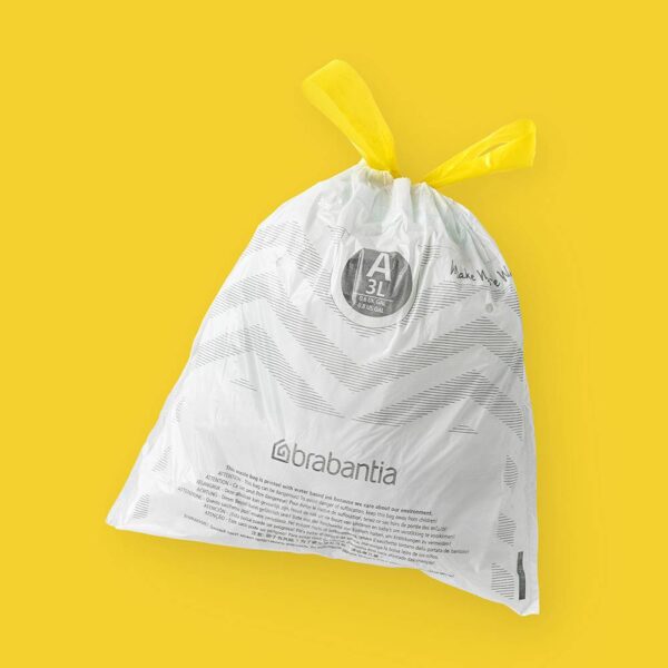 Торба за кош Brabantia PerfectFit Sort&Go/Touch размер A, 3L, 10 броя, ролка - Potrebno