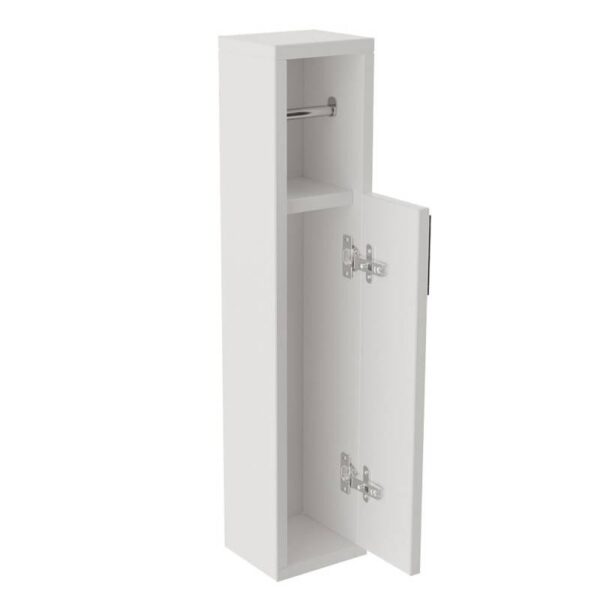Шкаф за баня с поставка за тоалетна хартия Kalune Design 854KLN, 70х15 см, Меламиново покритие - Potrebno