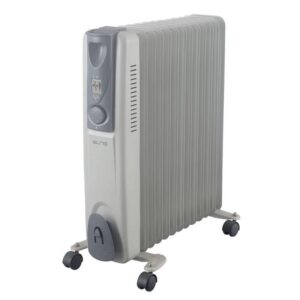 Маслен радиатор Elite EOH-11250, 2500W, 3 степени, Термостат, 11 ребра, Бял - Potrebno