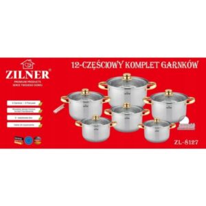 Луксозен комплект съдове за готвене 12 части ZILNER ZL-8127