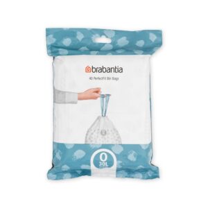 Торба за кош Brabantia PerfectFit FlatBack+/Bo, размер O, 30L, 40 броя, пакет - Potrebno