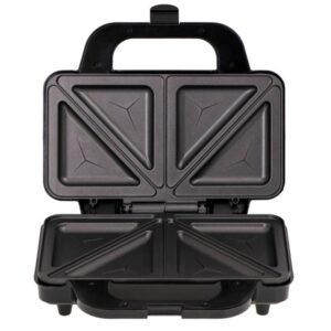 Тостер за сандвичи XL Adler AD 3043, 1300 W, 28.5x15 см, Термостат, Инокс/черен - Potrebno