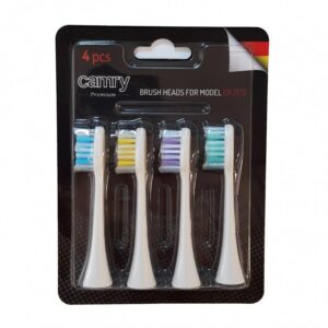 Резервни глави за електрическа четка за зъби Camry CR 2173.1, Съвместими с модел CR 2173, 4бр, Многоцветен - Potrebno