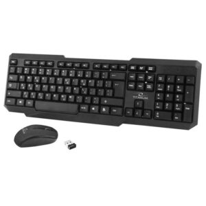 Комплект мишка и клавиатура Esperanza TK108, Bluetooth, Черен - Potrebno