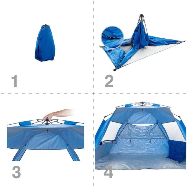 Автоматична палатка Muhler за плажен риболов - Potrebno